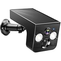 PM Popmake 2K Solar Security Camera w/AI Motion Detection only .99: eDeal Info