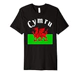Wales Flagge Walisischer Drache Banner Cymru Y ddraig GOCH Cardiff T-Shirt ist ideal für alle, von Wales oder liebt den Besuch Wales.