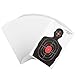 Juvale Paper Shooting Targets for Shooting Range - 50 Pack, 14 x 22 in, Silhouette & Red Bullseye - Pistol Targets