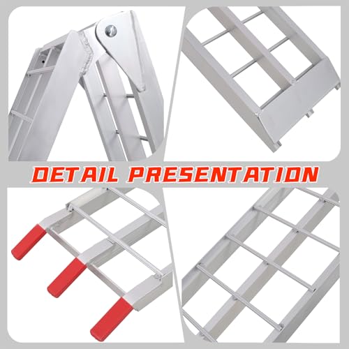 Rampas plegables de aluminio para carga 7.5' 1500 lbs miniatura 5
