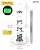 iBorn Bird Feeders Seed Catcher for Outside Hanging 6 Port Bird Feeder for Cardinal Birds Aluminium Metal,Brushed Black Nickel Finishing 14 Inch 6 Port (Seed is not Included)