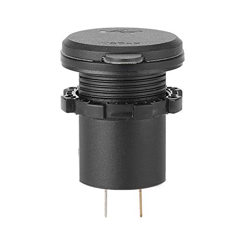 Presa per caricabatterie USB con voltmetro