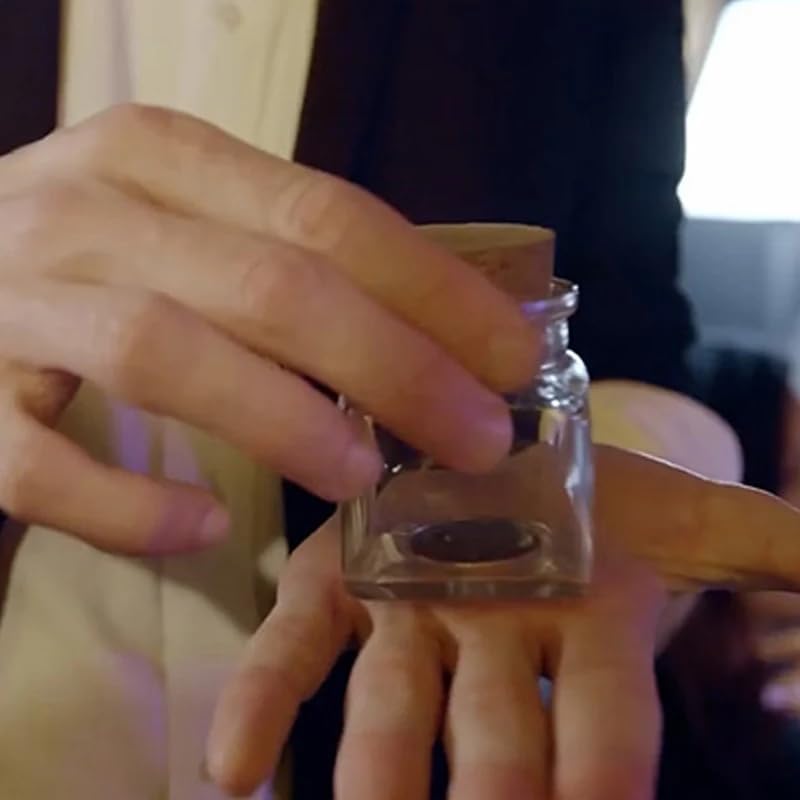 MOMOMAGE Bottle Magic Tricks Ultimate Coin-in-Bottle Coin Penetrate into Glass Bottle Close up Illusions Gimmicks Comedy Magic for Magicians