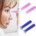 Tnyvm 2Pcs Blue Handy Silicone Soft Contact Lenses Small Suction Cups Stick, RGP Inserter Remover Cases, Applies Contacts Safely and Hygienically, Contact Lens Remover, Contact Lens Cases