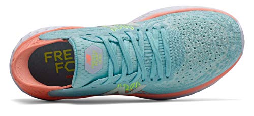 Image of New Balance Women's Fresh Foam 1080 V10 Running Shoe, Bali Blue /Ginger Pink, 7.5 N US