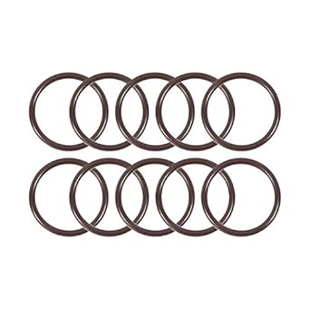 Uxcell Fluorine Rubber O Rings, 12.5mm OD, 9.5mm Inner Diameter, 1.5mm Width, Seal Gasket Green
