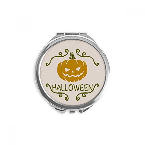 Miroir de poche Halloween citrouille mignon petit cadeau original pour amateur de maquillage