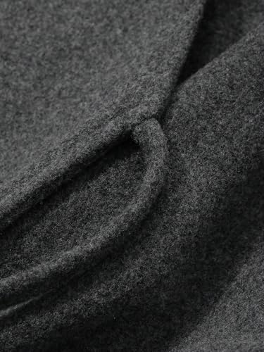 Chic Gray Womens Casual Coat - X-Large, Perfect for Fall and Winter - Image 7