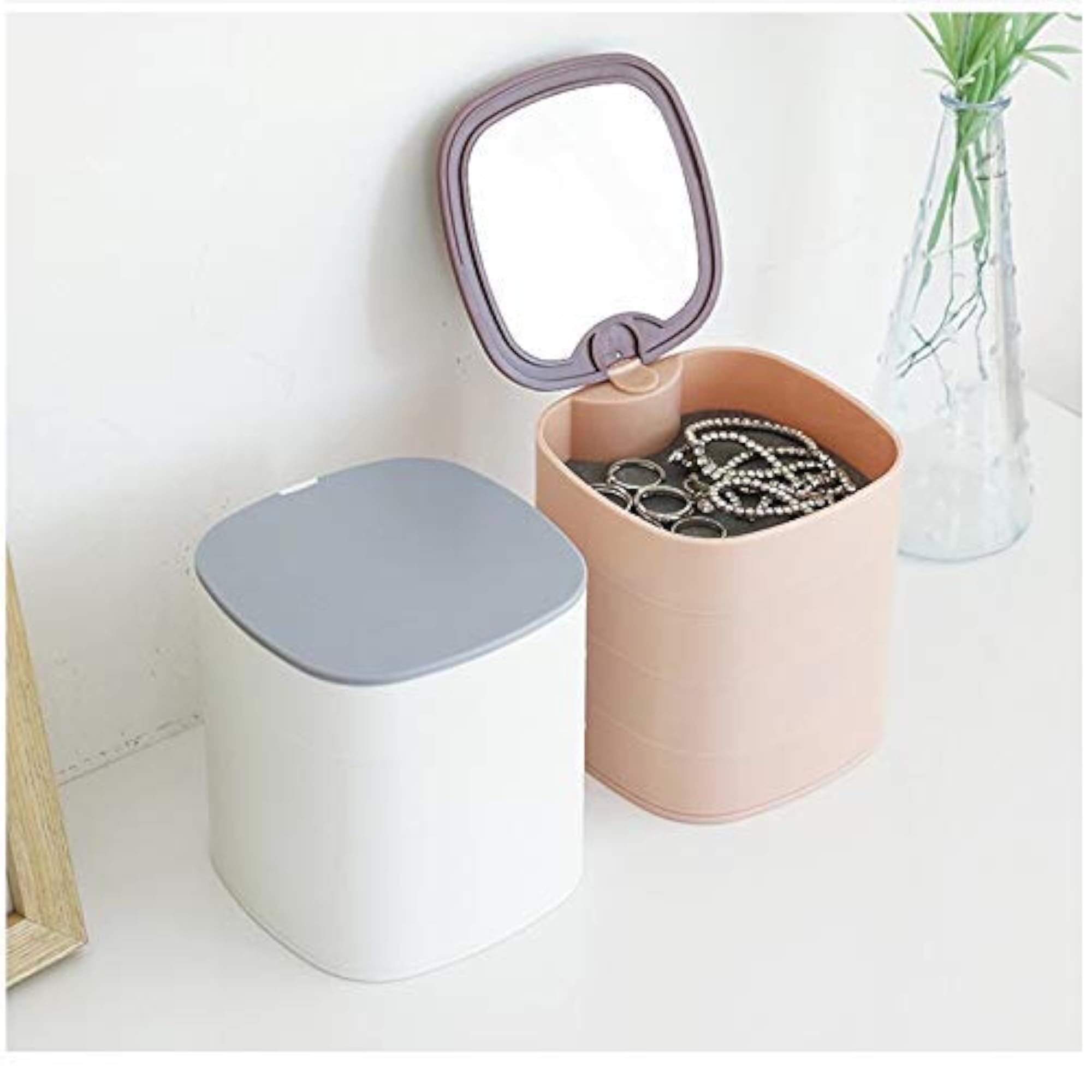 PU Leather Small Jewelry Box for Travel