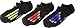 adidas Youth Graphic Medium No-Show Sock (6 Pack)