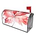 Red Maple Leaf Mailbox Cover for Outdoor Decor Magnetic Strips Unique and Practical Design for All Seasons 25.5x21 in