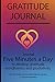 Produktbild Gratitude journal: Journal Five minutes a day to develop gratitude, mindfulness and productivity By Simple Live 6873