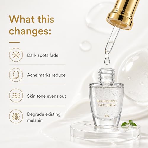 Image of Migen Patented Korean Amur Plant Complex Face Serum for Daily Use | Advanced Melanophagy Tech for Dark Spot Correction within 14 Days | Hyper-Pigmentation & Sun Spot Treatment | Skin Tone Unifier | All Skin Types | 20ml