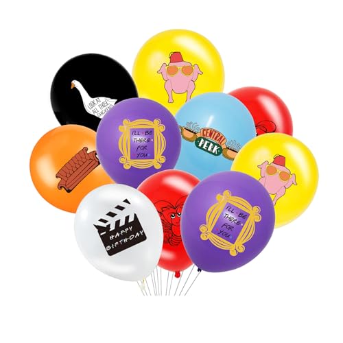 24pcs Friend Friends Birthday Party Balloons Colorful Friendship Part Balloons
