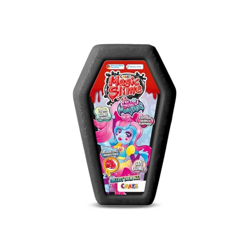 Craze Magic Slime Glam Monstars Kit para Hacer Slime 70ml con Toppings – Set Creativo de Blandiblu para Niños y Niñas – Juguete Divertido y Original para Regalo Infantil