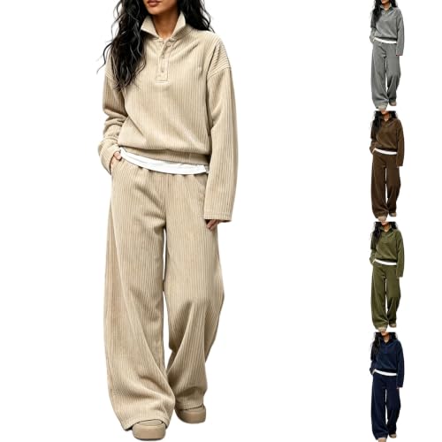 Drymnoc Sweatsuits Women 2 Piece Outfit Workout Sets Fall Fashion Clothing