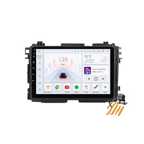 Autoradio Android 13.0 2 Din Honda Vezel HRV GPS Carplay Bluetooth Receiver Y700s