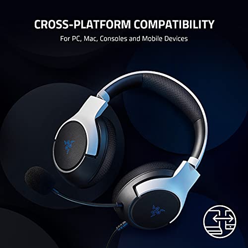 Razer Kaira X Wired Headset for PlayStation 5, PC, Mac & Mobile Devices: TriForce 50mm Drivers - Hyp