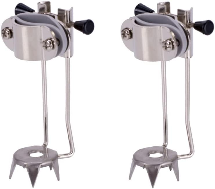 2 Packs Cane Ice Grip, Cane Ice Tip Attachment Walking Mobility Crutches NonSlip Ice Grip Fits