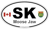 US Decal, Inc. - Moose-Jaw, Canada - Oval Sticker with Province and City Name