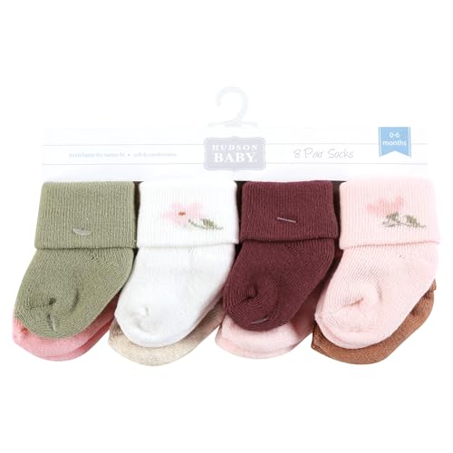 Image of Hudson Baby Girls' Basic Socks,