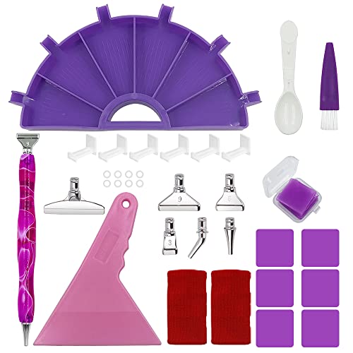 AIFUDA Kit da 33 pezzi per pittura con diamantini