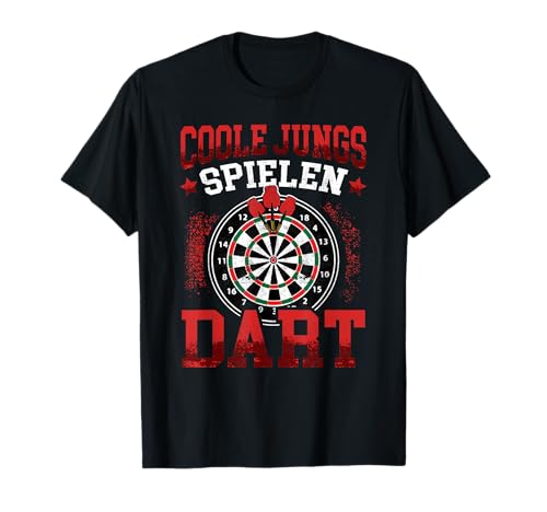 Darts Coole Jungs spielen Dart Dartspieler 180 T-Shirt