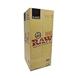 RAW 900 Classic 1 1/4 Cones - W Gallery Box - 1.25 84mm Pre Rolled Cones, 26mm Filter Tips, Pure...