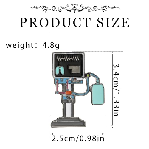 Image of Medical Optometrists Enamel Brooch Ophthalmology Vision Test Optometry Pin Jewelry for Doctor Nurse Backpack Lapel Badge