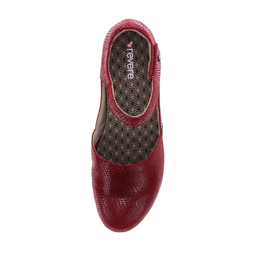 Image of Revere Osaka Mary Jane - Premium Leather - Orthotic-Friendly Removable Insoles - Adjustable Strap - Arch Support - Stylish Wedges for All-Day Comfort