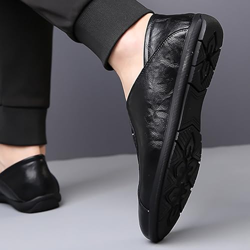 Mocasines de cuero para hombre ligeros que evitan el cansancio en el uso diario 5
