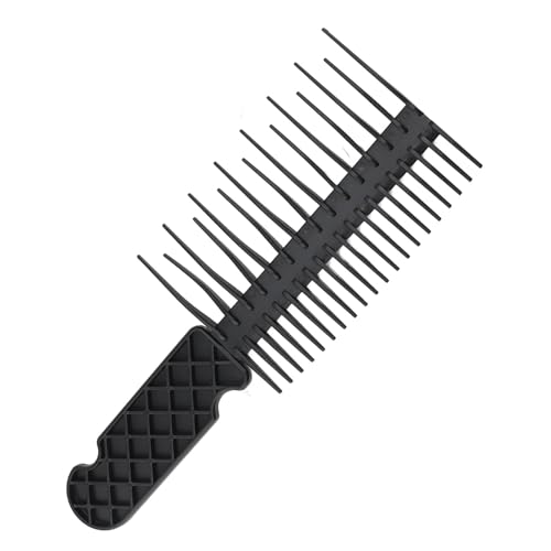 Hair Detangler Brush Wide Tooth Plastic Comb Wet Hair Brush Wide Toothed Household Brush Wide Spaced Teeth Styling Brush Hairdressing Brush Trays