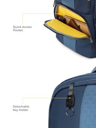 Image of EUME Premium 15.6 in Laptop bags for Men & Women Office Use | Stylish Backpack Bag | Spacious Backpack for Travelling | 28L Polaris