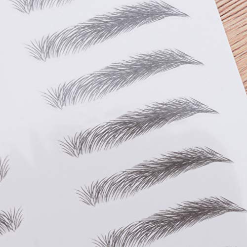 Uonlytech 2 peças de tatuagem de sobrancelha para maquiagem, tatuagem de sobrancelha artificial, tat
