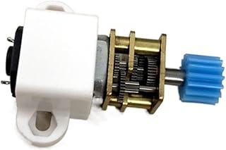 ELLANA Powered Mini GA12-N20 3V 6V 12V Geared Motor, N20 High Torque Reduction Motor with 15Teeth Gear and Bracket, DIY Smart Car Wind Chimes Set Torque Gear (Size : 12v 500rpm)