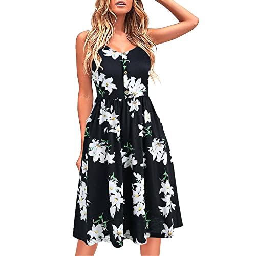 Robe d'été décontractée en mousseline avec col en V pour femmes en quête de confort