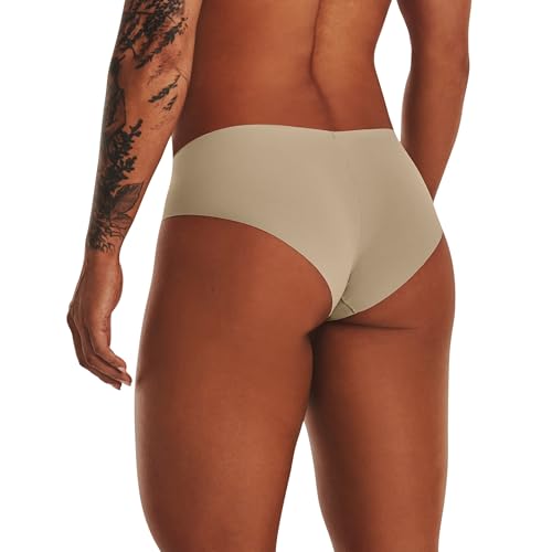 Image of Under Armour Women's Deprecated-3-pack Pure Stretch No Show Hipster Underwear, All-day Comfort Fit & Ultra-soft