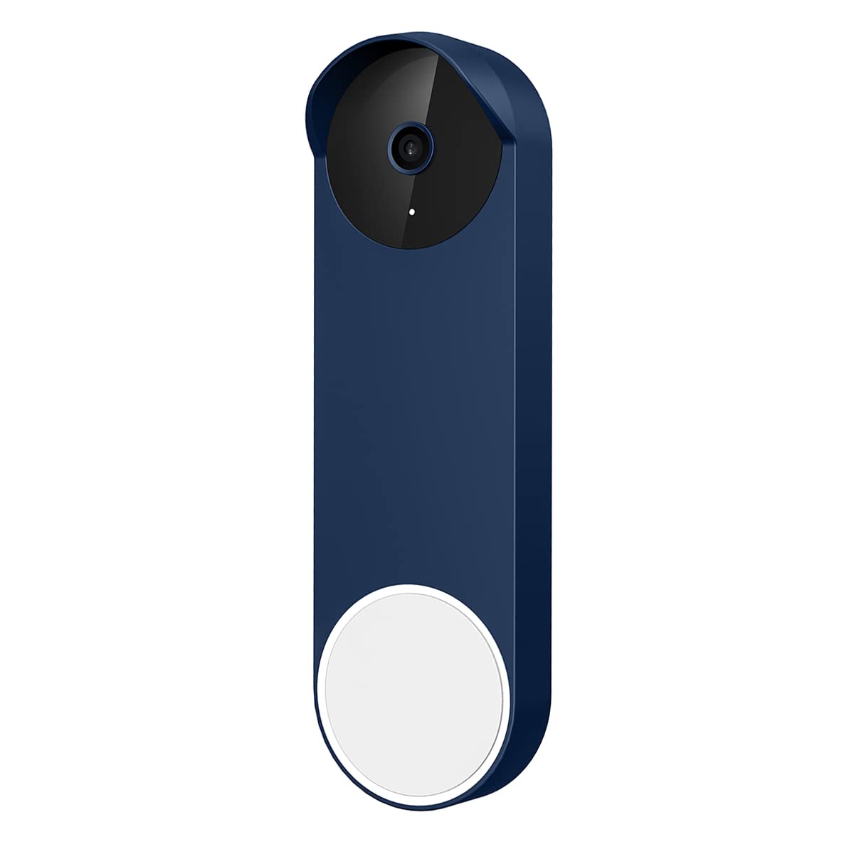 honecumi Silicone Case for Google Nest Doorbell (Battery Powered), Silicone Cover Case Protective Raincover Compatible with Google Nest Doorbell (Battery Version) Doorbell Case Accessories,Blue