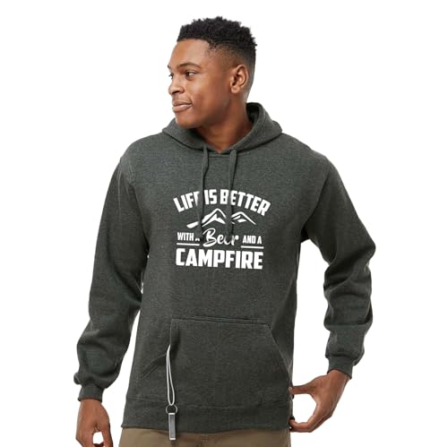 Alterd Industries River Life Hoodie - River, River float, Boating, Outdoors, Wake boarding, Camp fire, Lake House, Lake, Camping Hair, Beer hoodie, Can Cooler, Camping Gear2