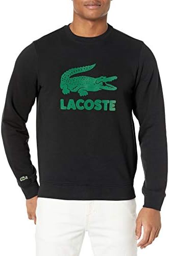 Amazon.com: Lacoste Sudadera de manga larga con cuello redondo con diseño  de cocodrilo, Sinople., S : Ropa, Zapatos y Joyería