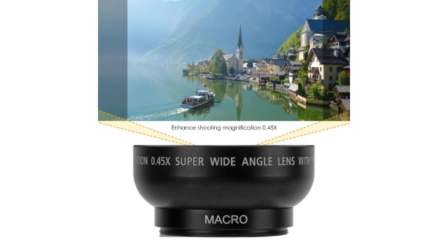 Amazon.com : 46MM 0.45X Wide Angle Lens, with Macro