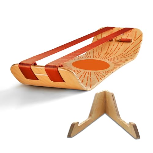 Image of GIBBON SlackBoard, Balance Board Kids & Adults, Slackline Balance Trainer | 1 & 2 Line Options, Slack Board, Core Workout Equipment, Home Gym Training, Standing Desk Exercise, Yoga, Agility, Pilates