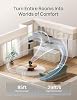 DREO Ventilador Inteligente para Dormitorio, Flujo de Aire de 85 pies, 12 Pulgadas, Silencioso 20dB, Oscilación 90°+90°, Control por App/Voz, 9 Velocidades, Temporizador 8/12H 3