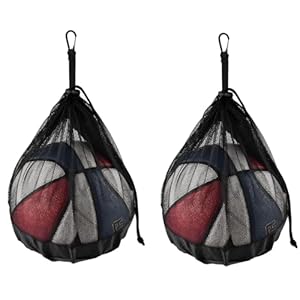 Brotou Ballsack 2er-Set Ballnetz mit Reißverschlusstasche