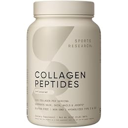 Sports Research® Collagen Peptides Protein Powder, 2lb (Unflavored)