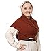 FAD-4U Women's Triangular Scarf Winter Knitted Wrap for Fashionable Warmth Sweater Neckerchief Cape Plus