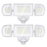 iMaihom 2 Pack 100W Motion Sensor LED Security Light, 9000LM Super Bright White Flood Lights Outdoor