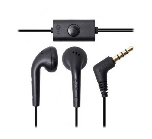 LG OEM 3.5mm Wired Stereo Headset Earbuds w Microphone Universal for Smartphones