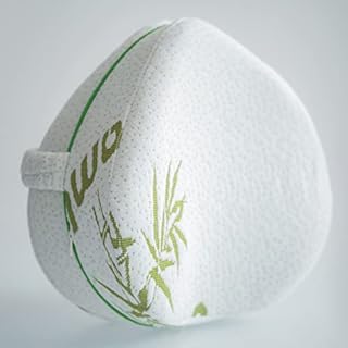 Yorkshire Homeware Knee Support Pillow | Memory Foam Leg Pillow | Bamboo Fibre Wedge Cushion | Leg Positioner elevation pillow With Strap | Pregnancy, Lower Back Hip Support