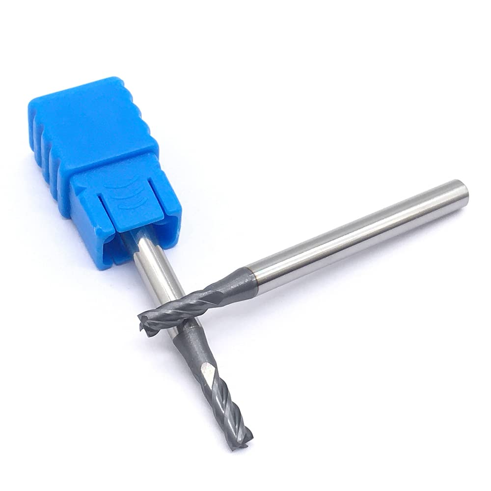 Endmills Alloy 1Pcs HRC50 4 Flute 3.0XD4X50L Milling Cutter Flat Bottom Carbide Tungsten Steel Four Blade End Mill CNC Lathe - (Angle: HRC50 4 Flute 3.0MM)